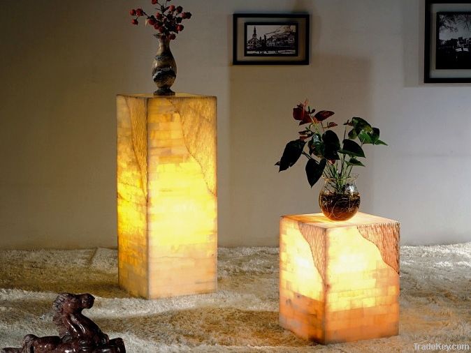 Marble stone lamp