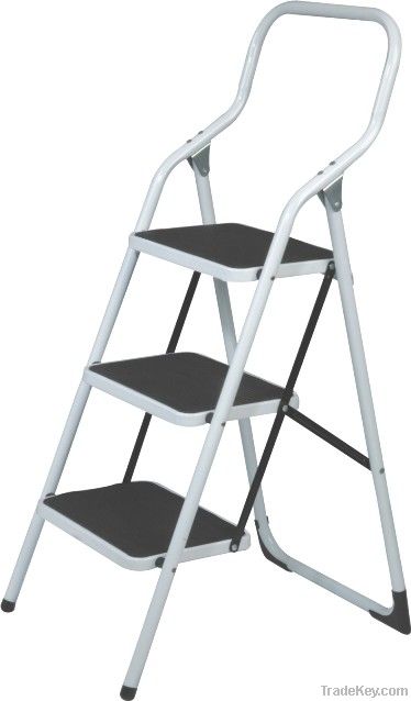 Steel 3 Step Foldable Ladder for Easy Storage