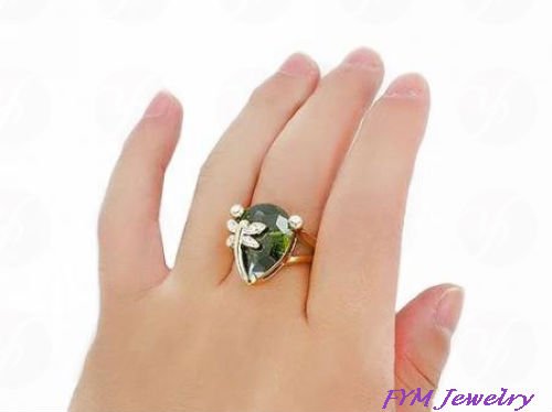 alloy rings of fashion jewelry with Czech