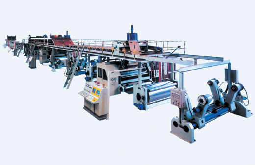 corrugated paperboard production line