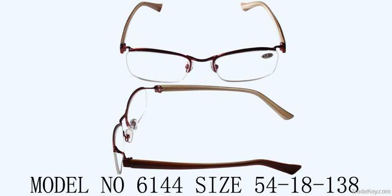 Reading glasses, eyewears.