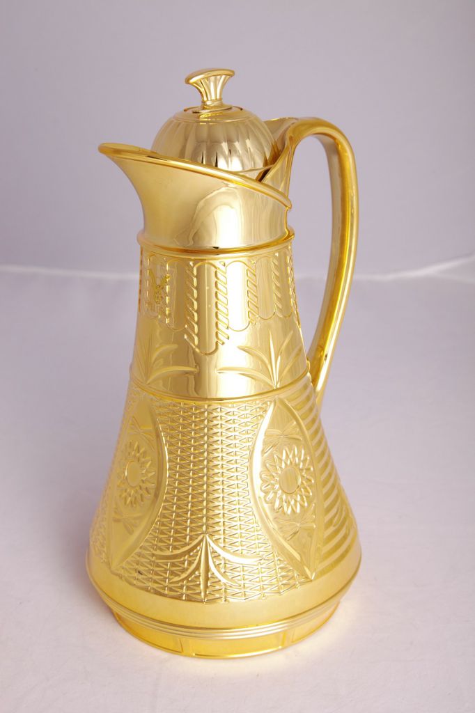 Arabic Style Dallah Vacuum Insulated Bottle with Glass Liner