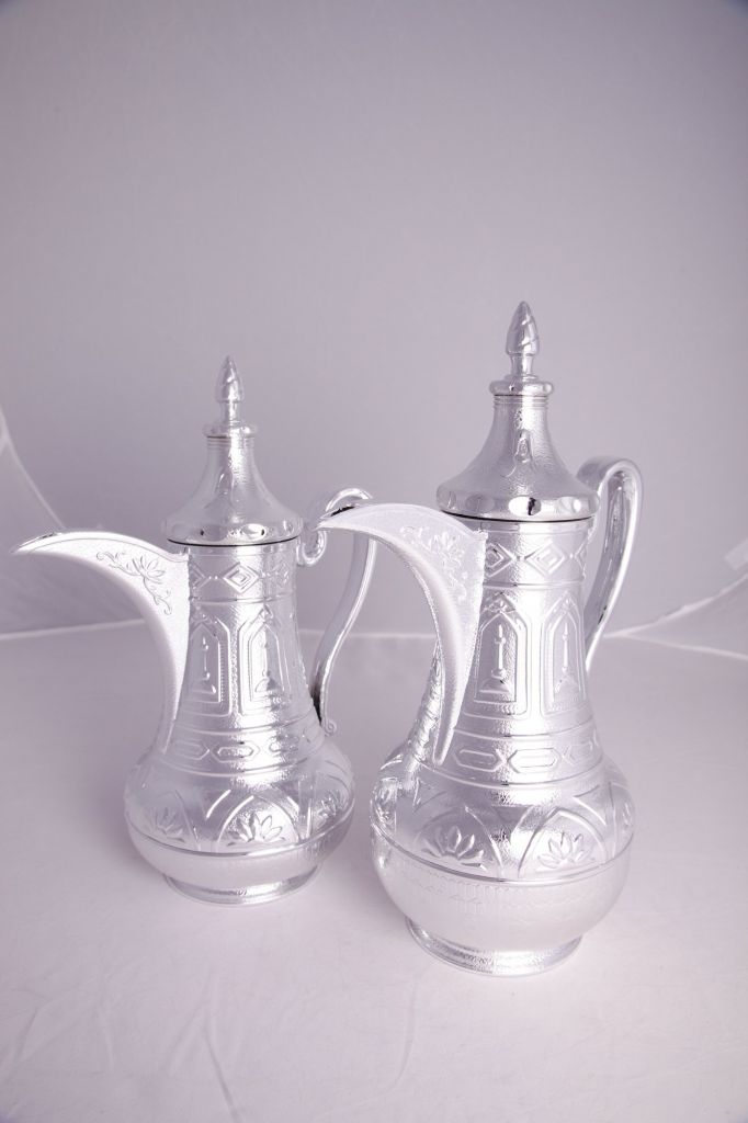 Arabic Style Dallah Vacuum Tea Pot with Glass Refill