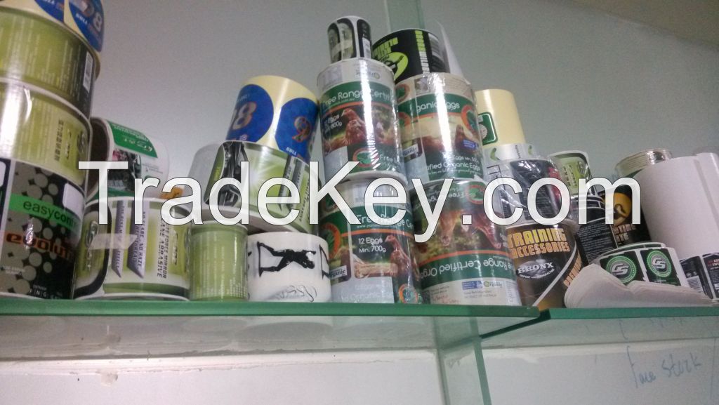 sticker/label printing service