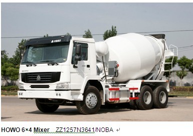 howo 6x4 concrete mixer truck