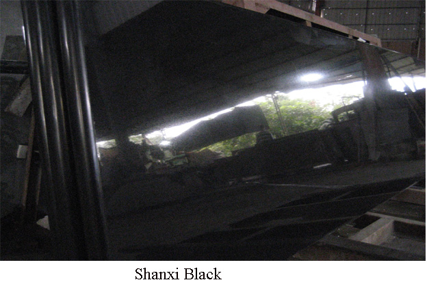 Shanxi black granites slabs