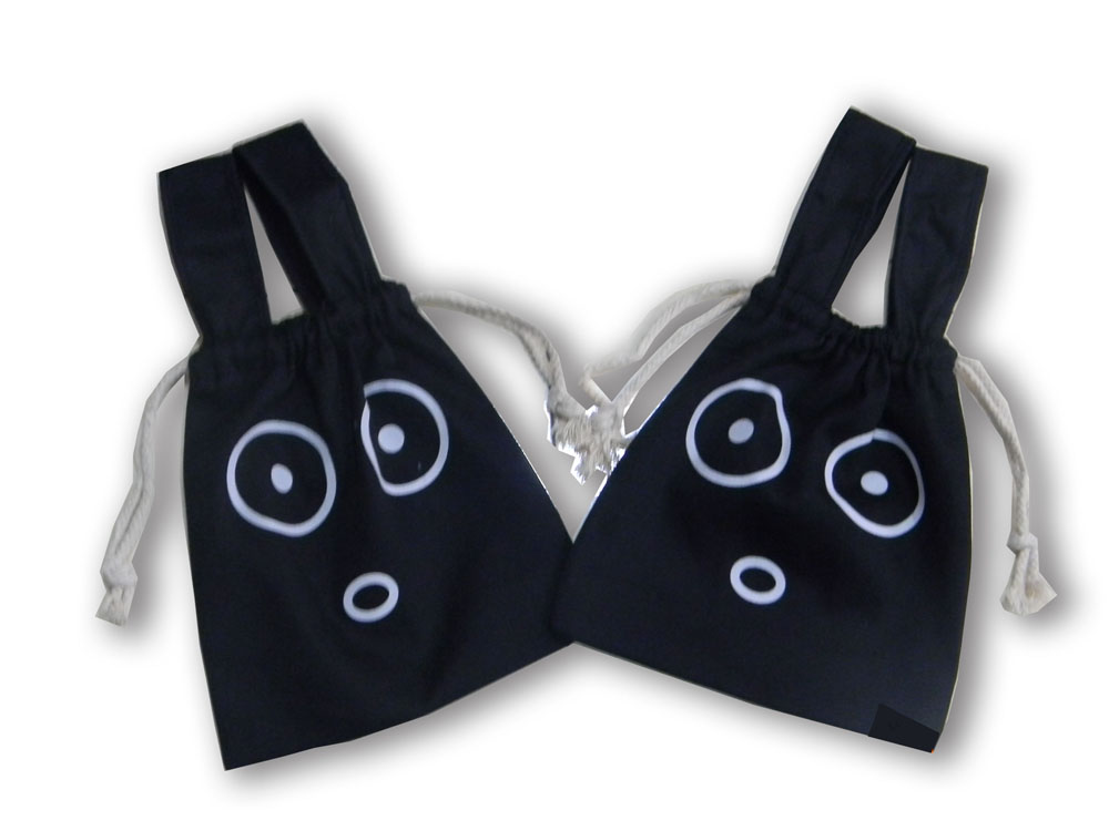 Cute tote bag, with cartoon face