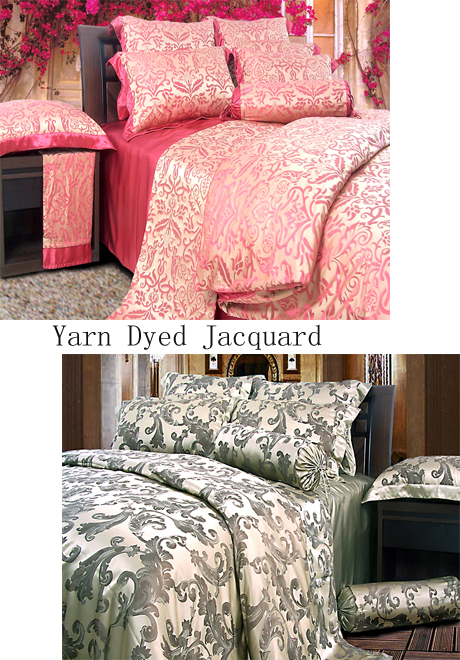 Yarn dyed silk jacquard Duvet Cover set