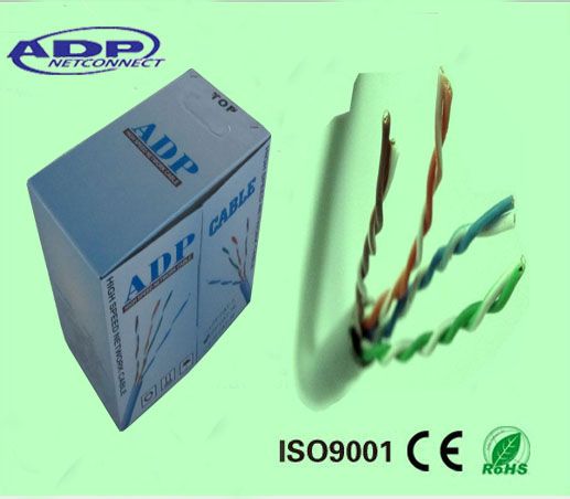 High quality UTP/FTP/SFTP cat5e/cat6 cable  4Pair 305m/roll   