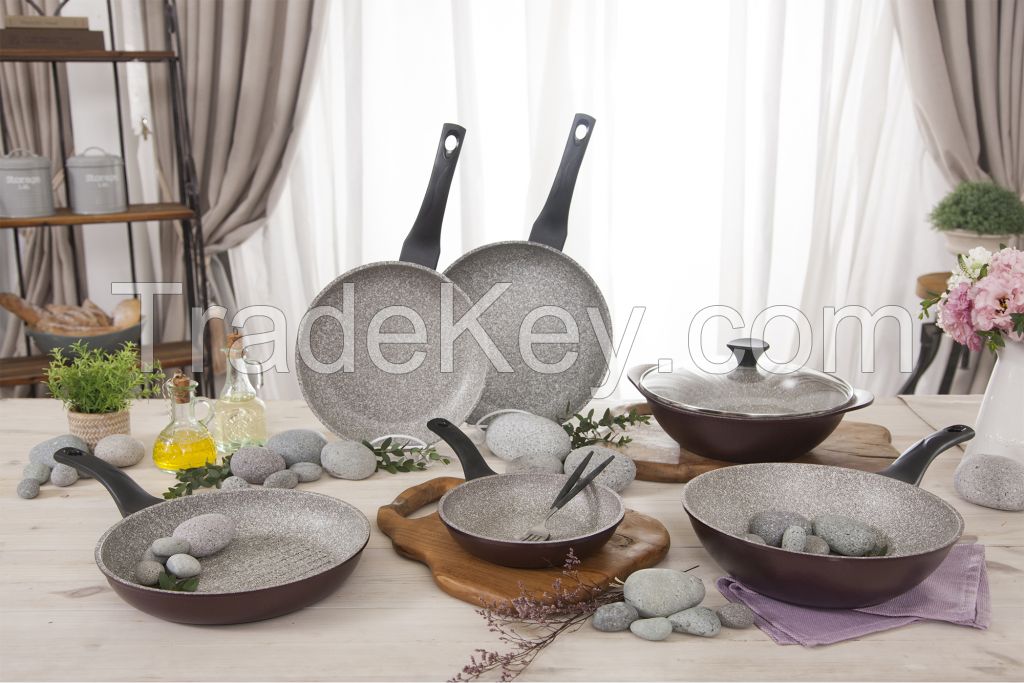 3D Titanium Stone Frying Pan