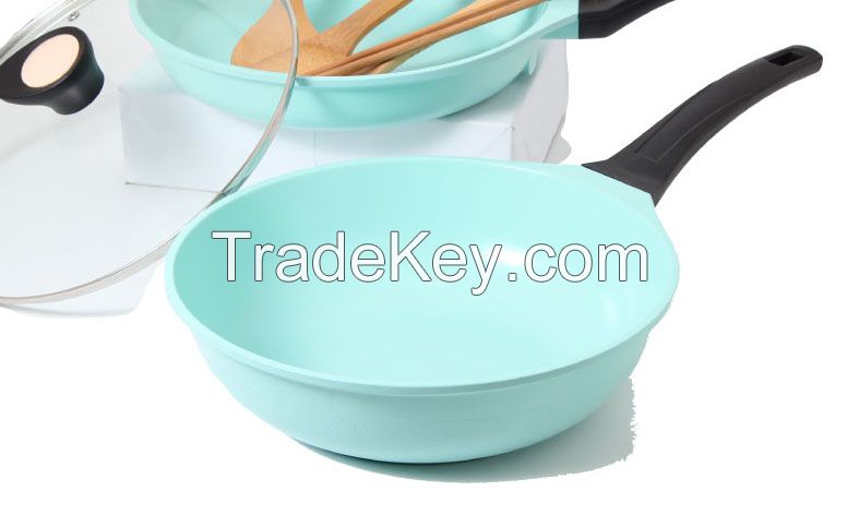 Ceramic Heat-Prevention Frying pan