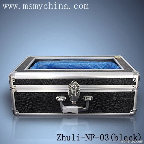 Zhuli N-type black crocodile leather imitated shoe cover machine