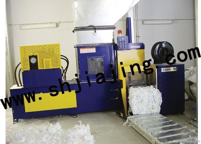 Full automatic scrap paper baler machine