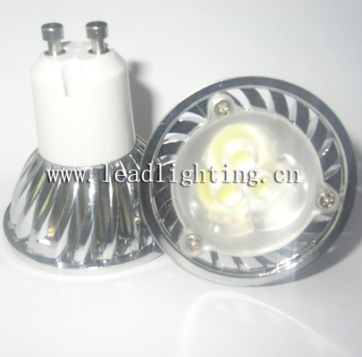 Led spotlight GU10 3X1W