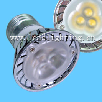 Led spotlight E27 3X1W