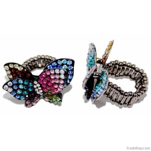 Fashion Butterfly Stretch/Elastic Ring