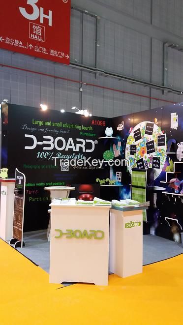 D-board High quality Honeycomb board/Inverted corrugated board for any Christmas/Festival indoor paper display