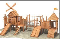 wooden playground