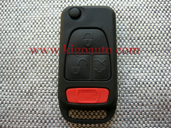 4button flip key shell for Mercedes