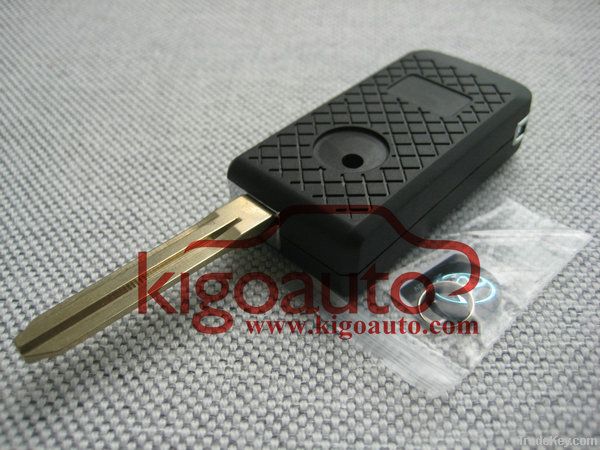 3button flip key shell for Toyota