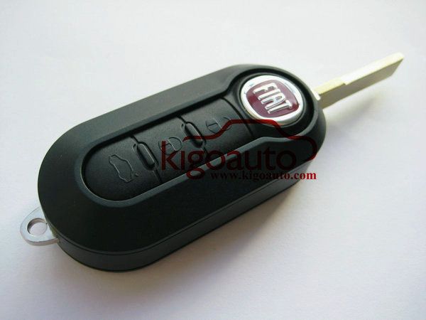 Flip key shell 3 buttons for Fiat