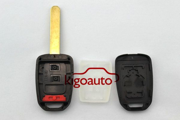 Remote key shell 2 button+panic for Honda