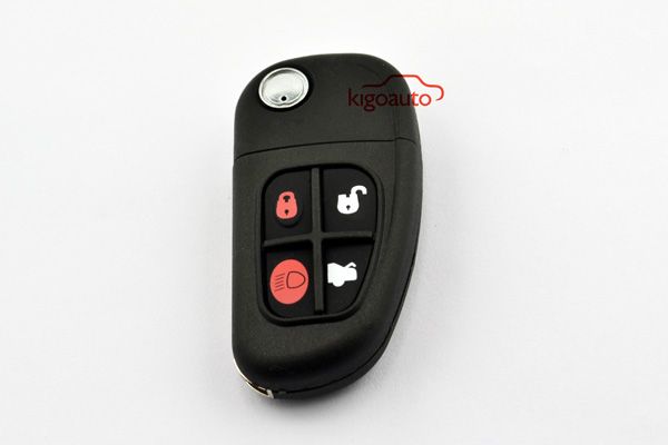 Flip key shell for Jaguar