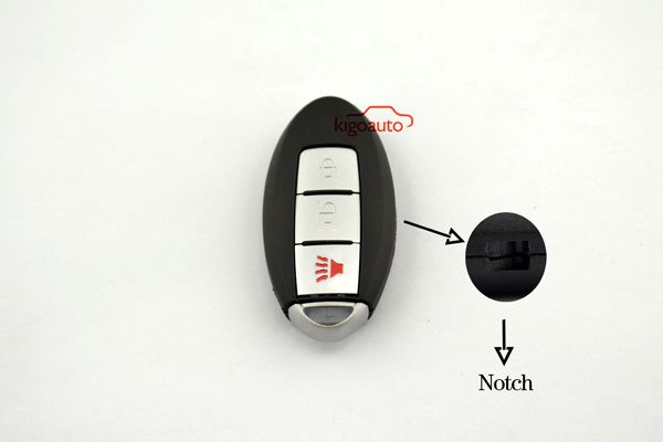 Smart key 2button with panic for Nissan