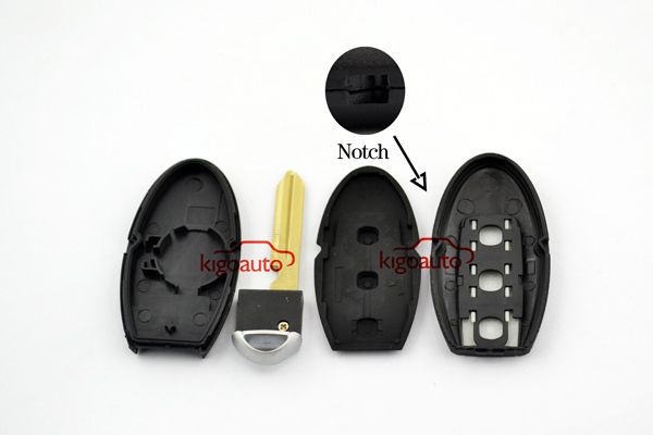 Smart key 2button with panic for Nissan