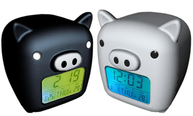 Electronic Auspicious Pig-type Clock