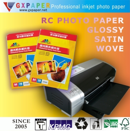 Economic Glossy Photo Paper, A4, 220gsm, Cast Coated