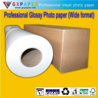 Glossy photo paper roll size