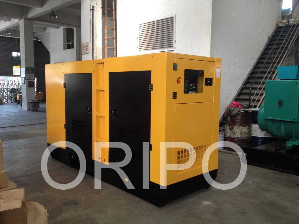 100kw soundproof generator set with 100% copper alternator