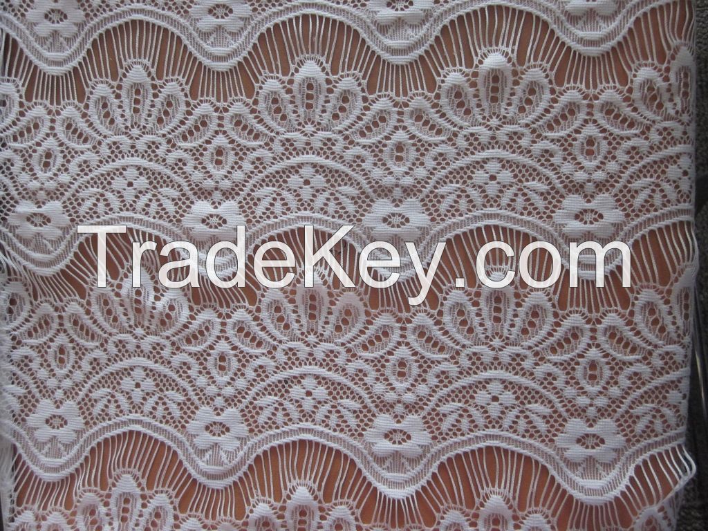 nylon spandex lace/jacquard fabric