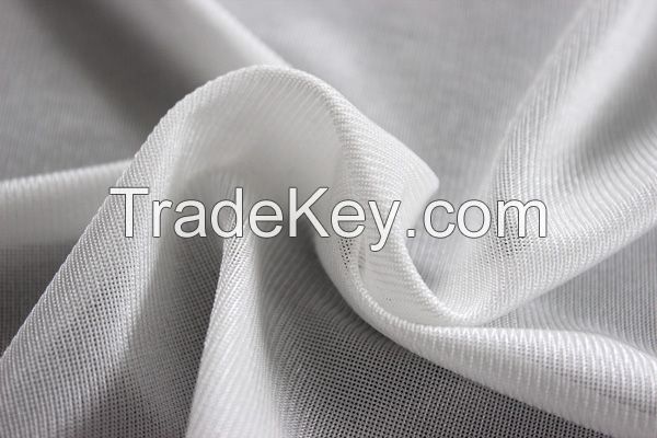 polyester plain tricot lining fabric