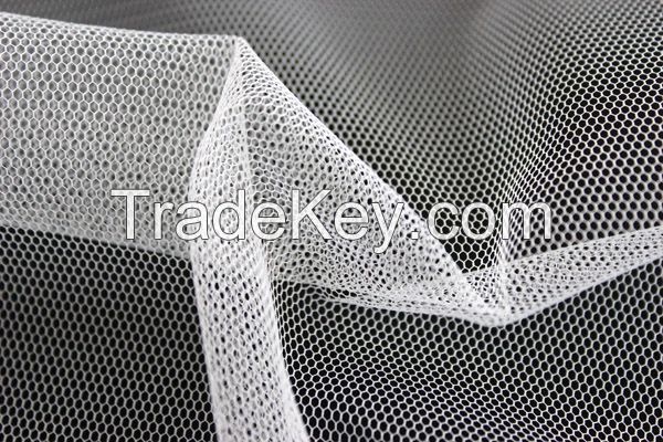 40D nylon mesh stretch fabric for lady dress