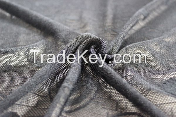 soft hand feel jacquard nylon lace fabric