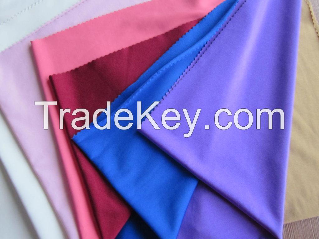 dull polyester spandex elastic swimwear fabric/ beachwear fabric/bikini fabric