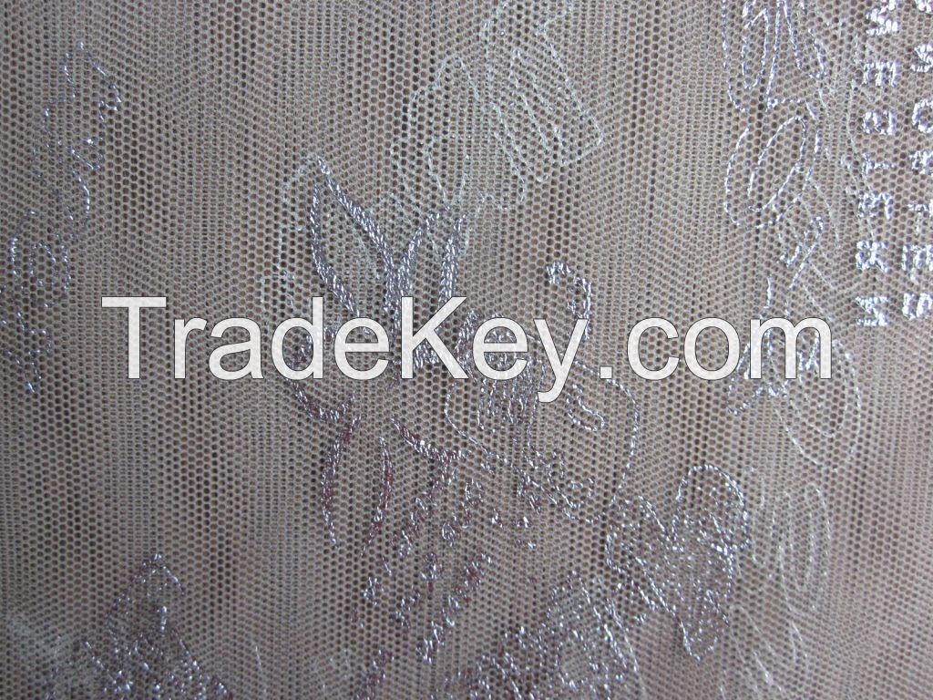 glitter tulle mesh fabric