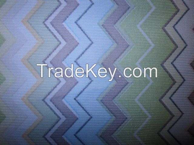 polyester silk screen geometric figure printing mesh fabric