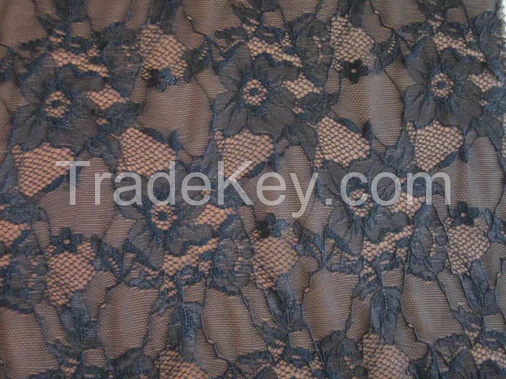 Wedding Bridal Lace Curtain Tulle Sheer Stretch Lace Fabric