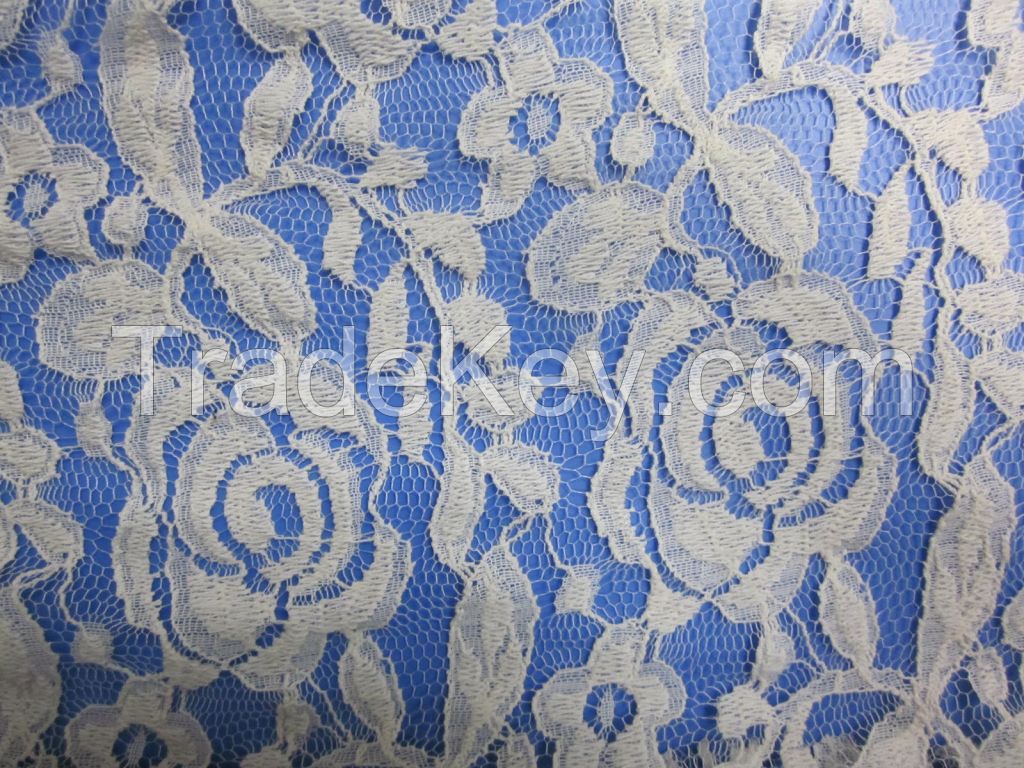 Charming Nylon Cotton Lace Fabric for Underwear Decoration