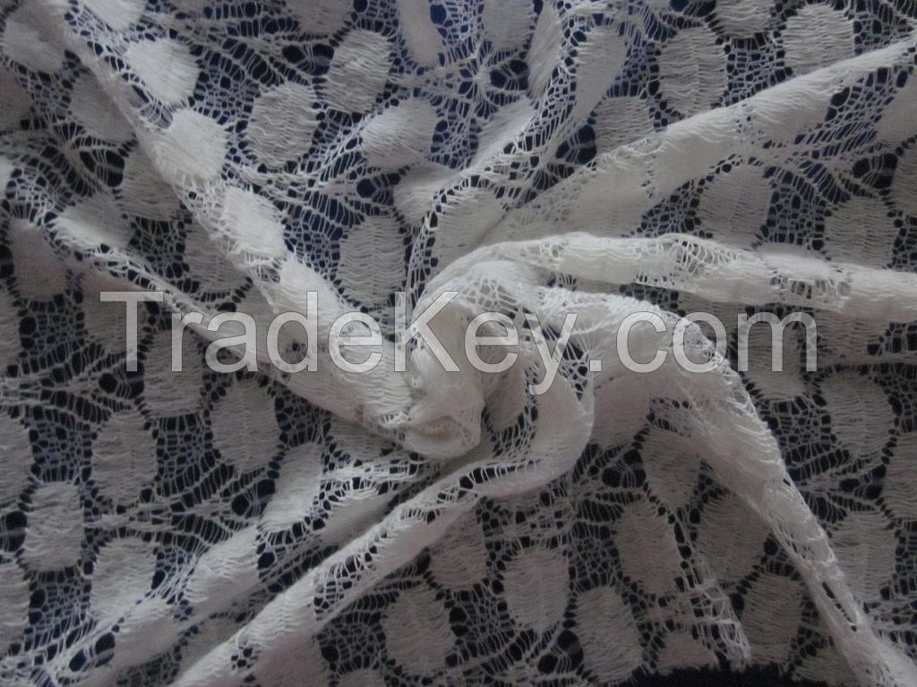 cotton nylon lace fabric