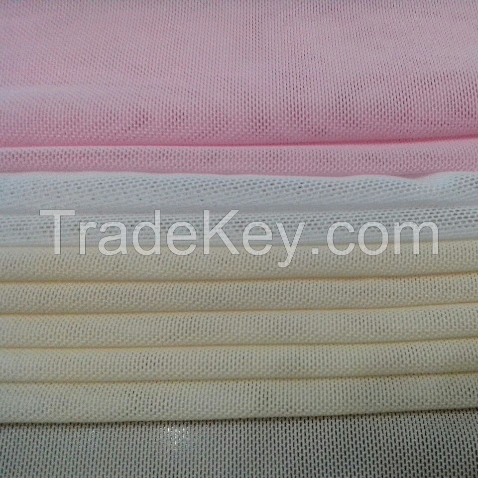 Nylon spandex power mesh fabric for lingerie in stock