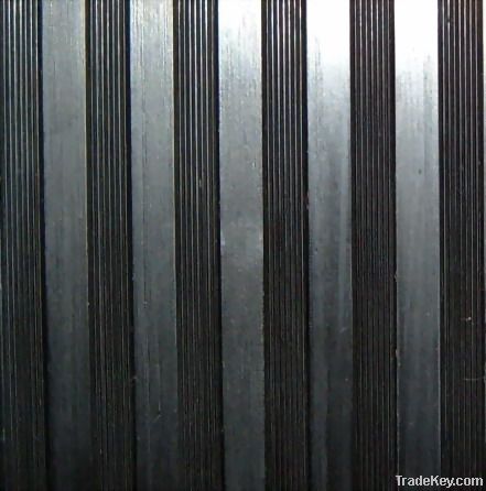 wIde/fine ribbed rubber sheet