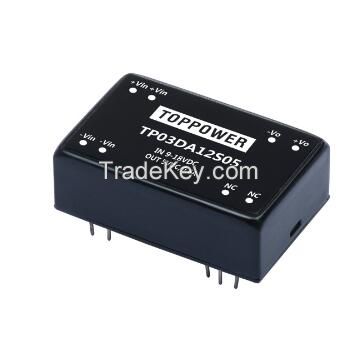 3W Wide Range Input Voltage DC/DC Converters TP03DA electronic component