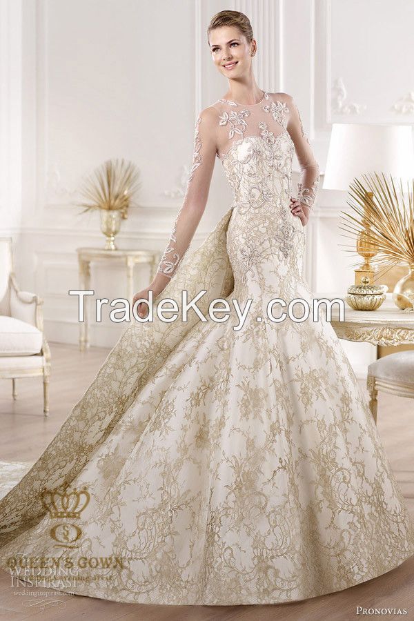  High Quality Cheap Price  bride wedding dress bridesmail dress