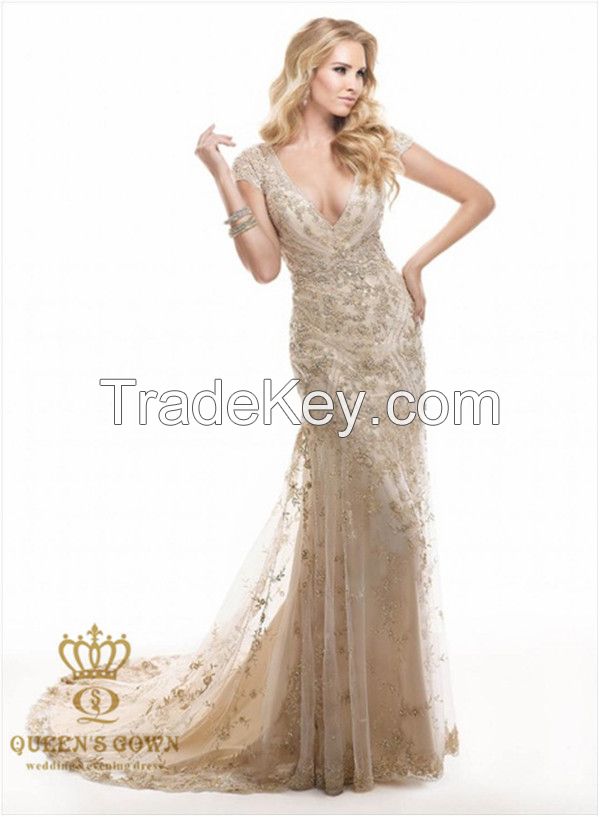  The new Lace Mermaid Wedding Dress bridesmail dress