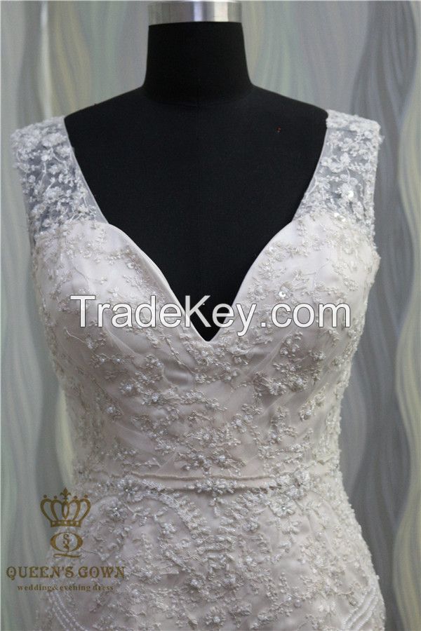  The new Lace Mermaid Wedding Dress bridesmail dress