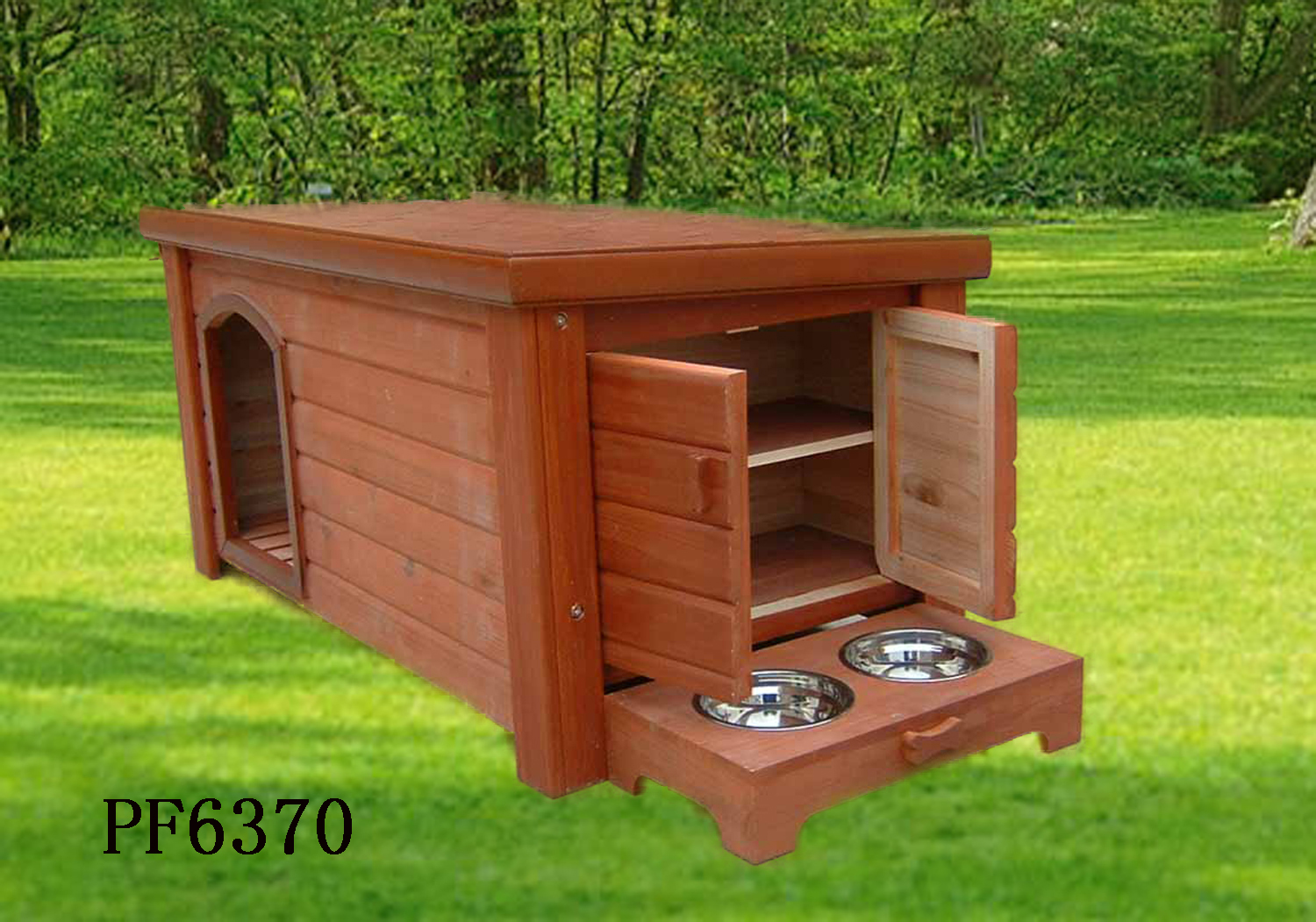 wooden pet house PF6370